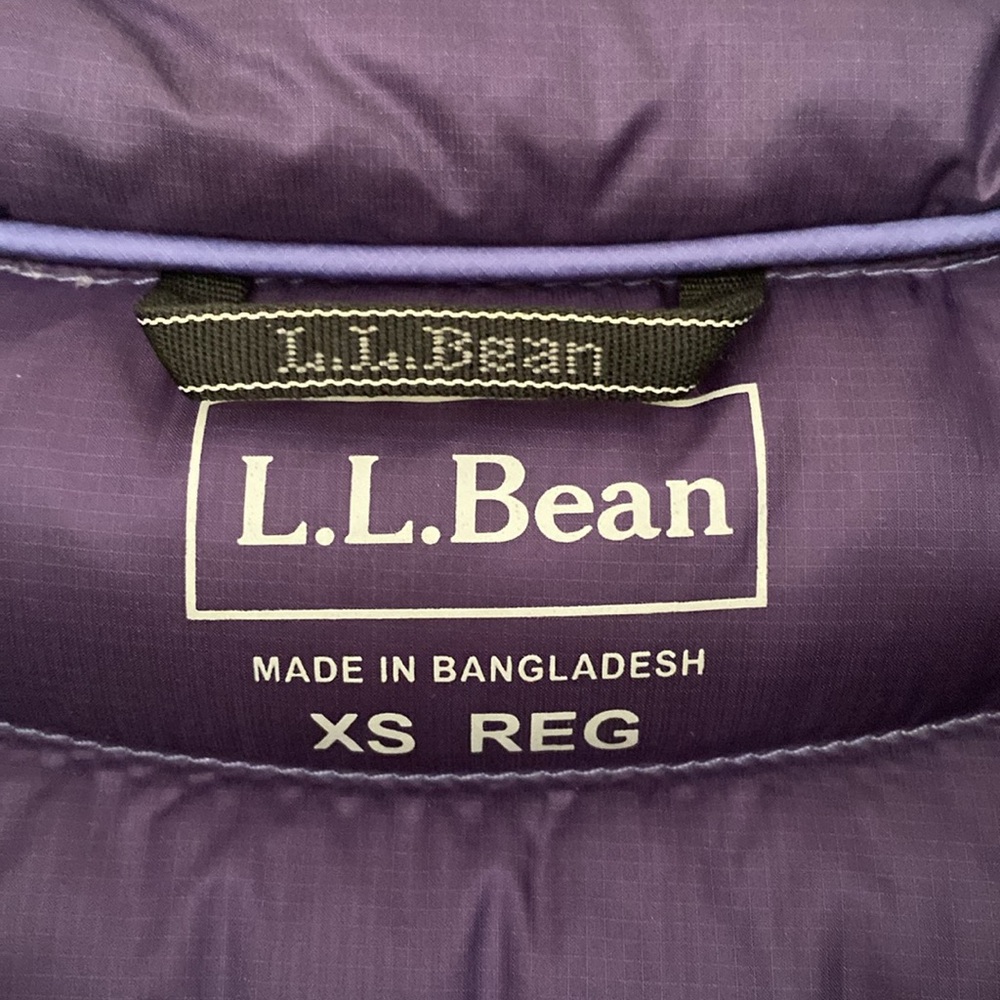 Llbean Womens Down Jacket Like New - image 3